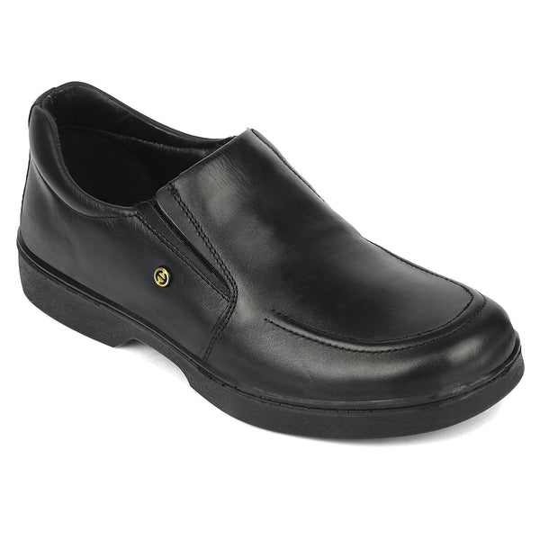 Healers Black Formal Non-Lacing Moccasins For Men 204608AN By Liberty
