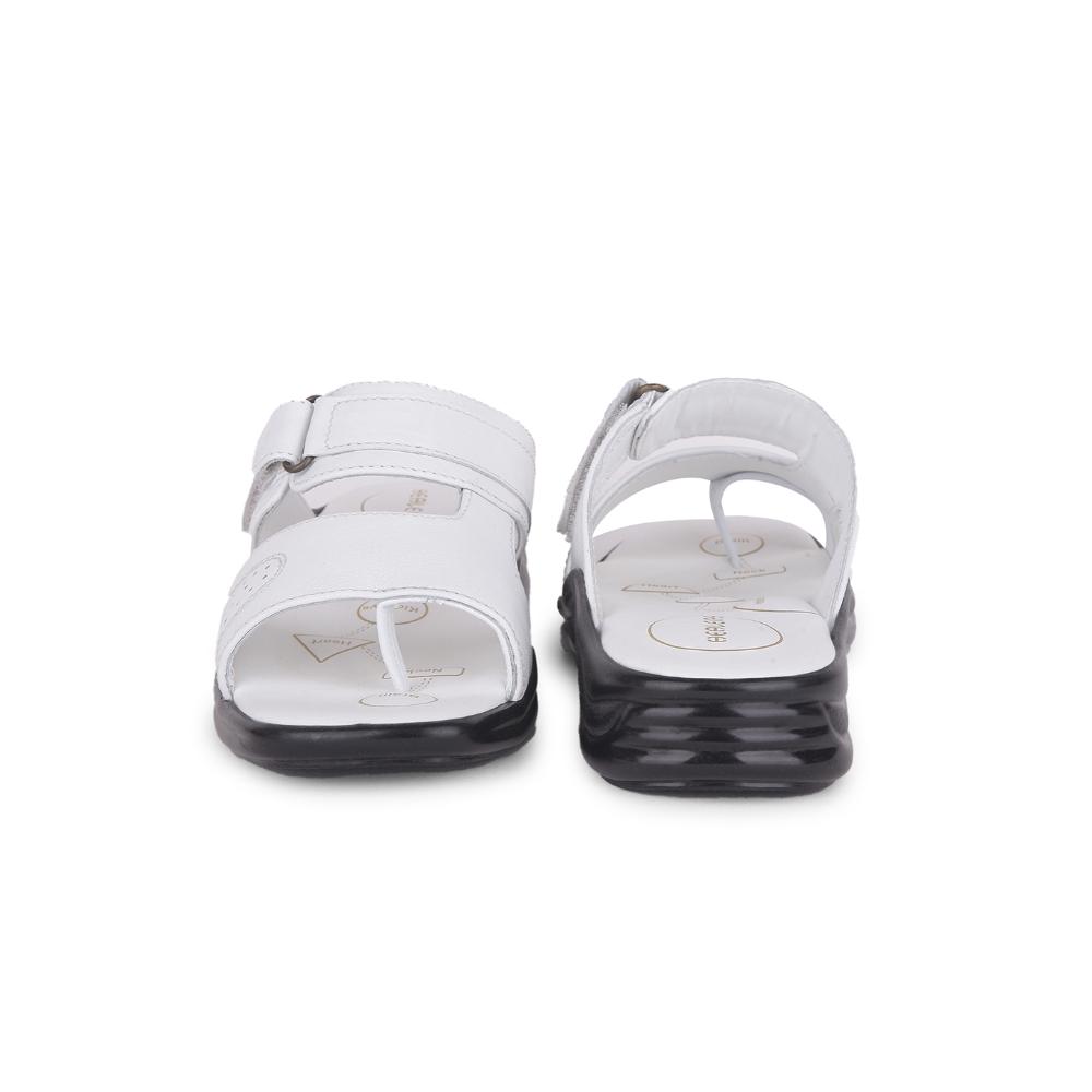 Healers Casual White Toe Ring Slippers For 213-91 Men By Liberty