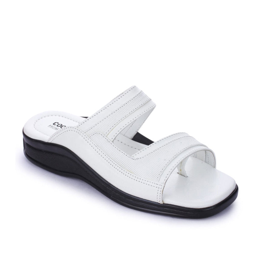 Coolers Casual (White) Slippers For Men 25-1 By Liberty