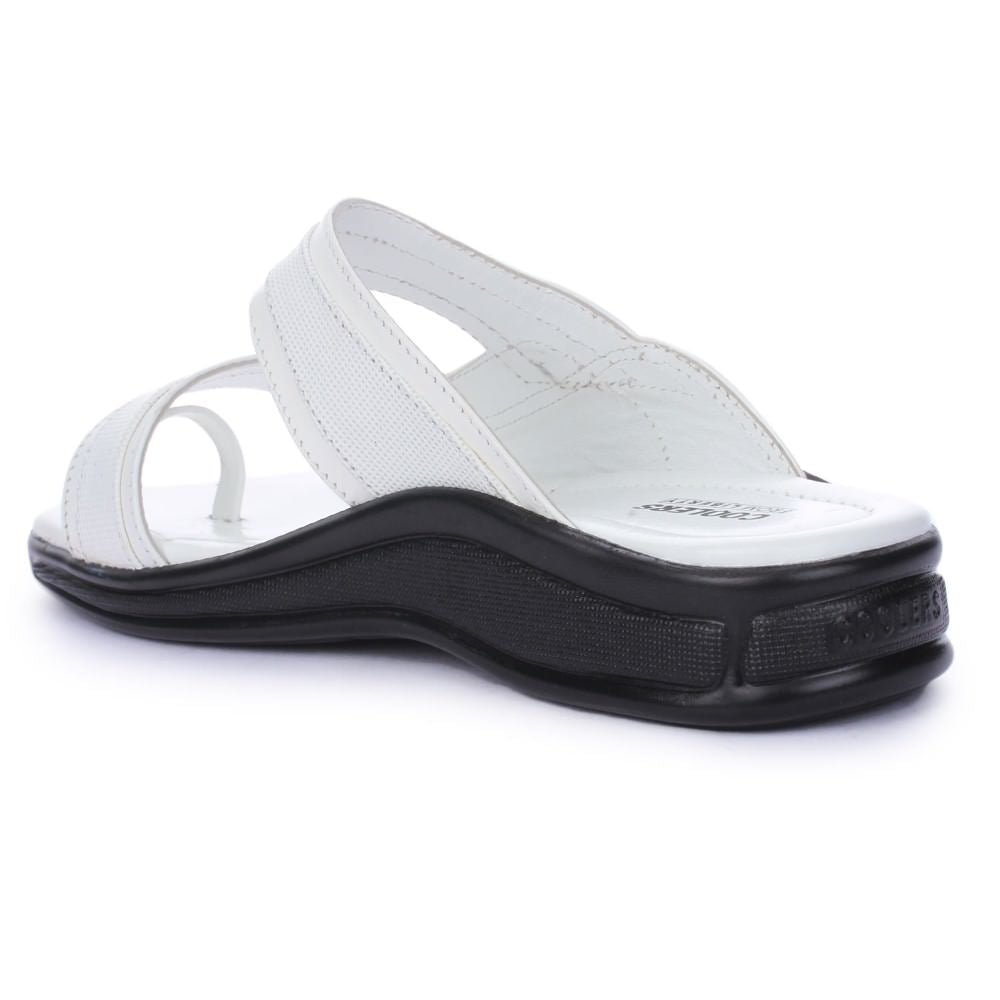 Coolers Casual (White) Slippers For Men 25-1 By Liberty