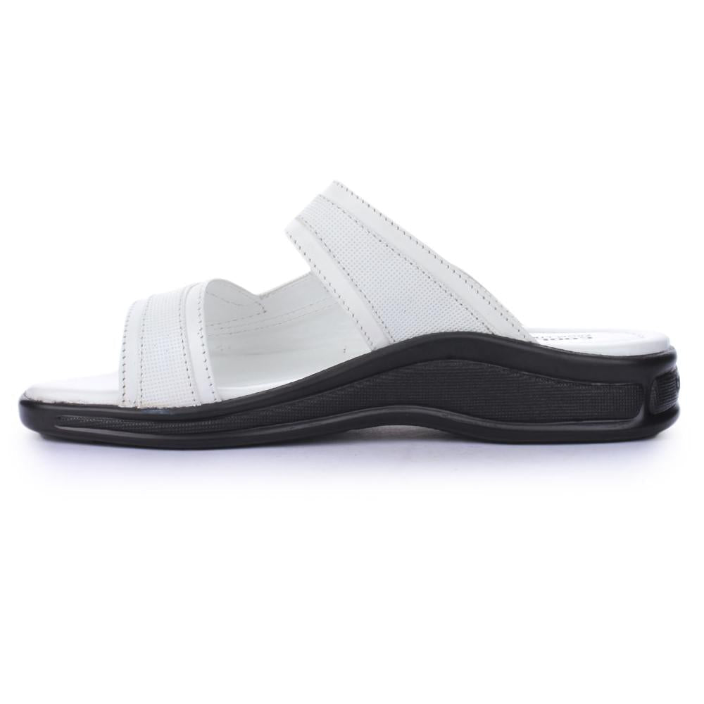 Coolers Casual (White) Slippers For Men 25-1 By Liberty