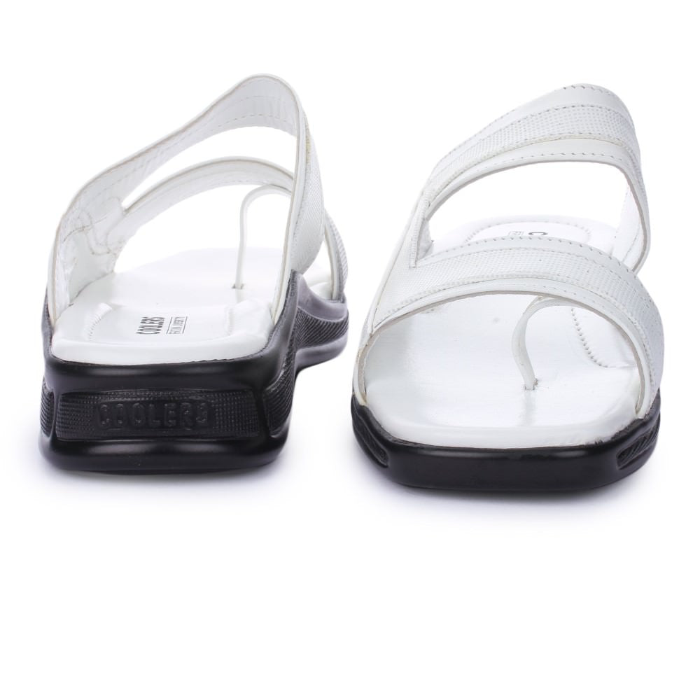 Coolers Casual (White) Slippers For Men 25-1 By Liberty