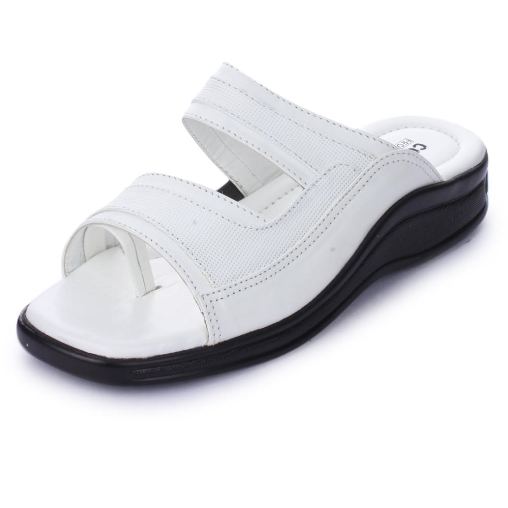 Coolers Casual (White) Slippers For Men 25-1 By Liberty