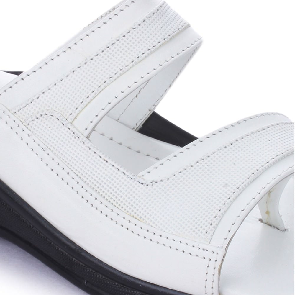 Coolers Casual (White) Slippers For Men 25-1 By Liberty