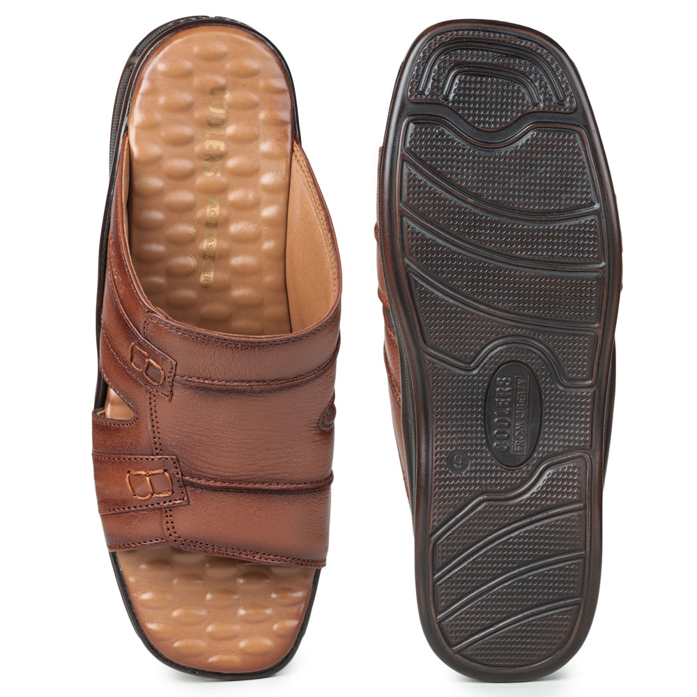 Coolers Casual (Tan) Slipper For Men 25-61 By Liberty