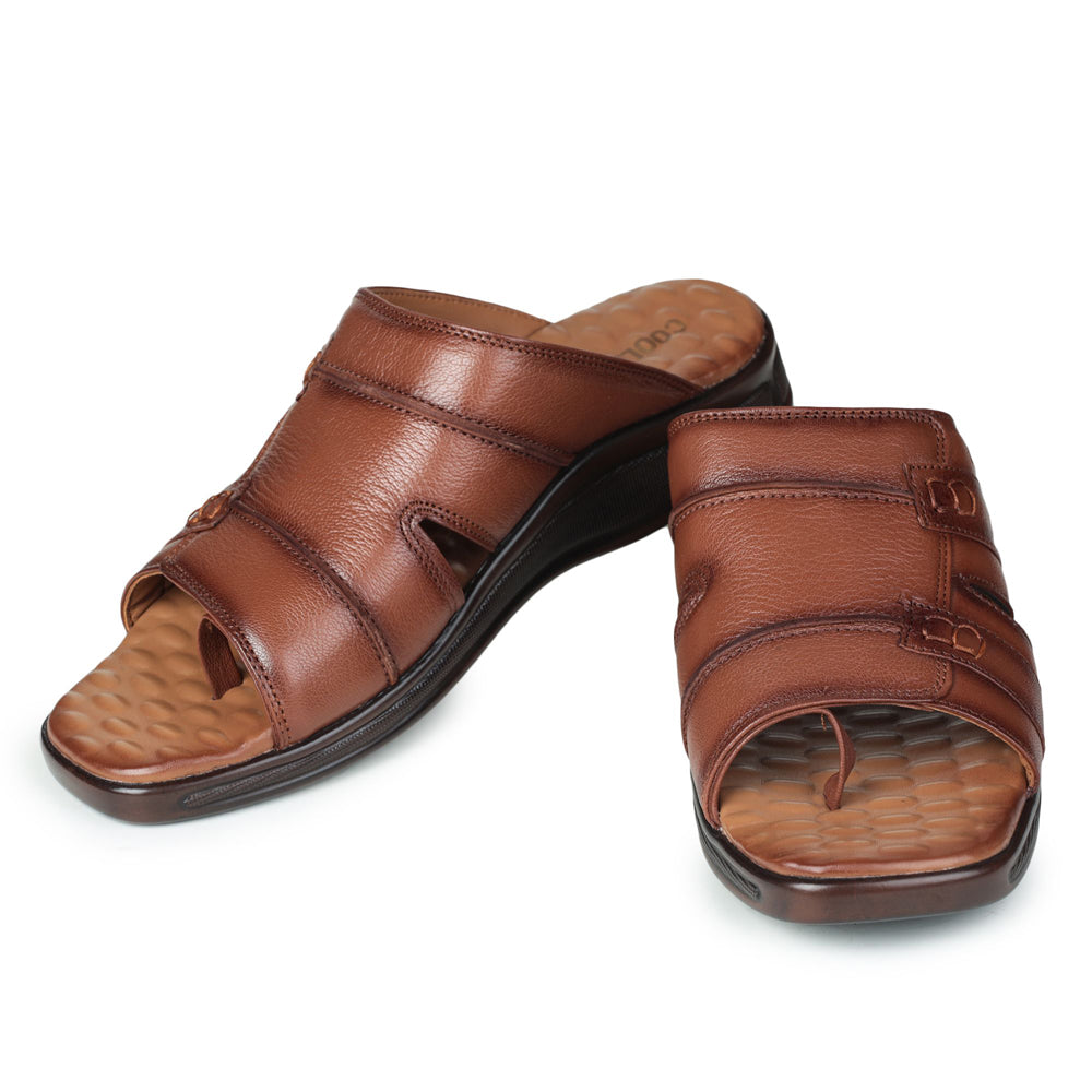 Coolers Casual (Tan) Slipper For Men 25-61 By Liberty