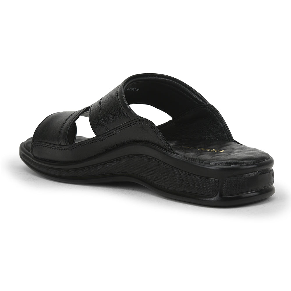 Healers Casual Slippers For Men (Black) 25-83D By Liberty