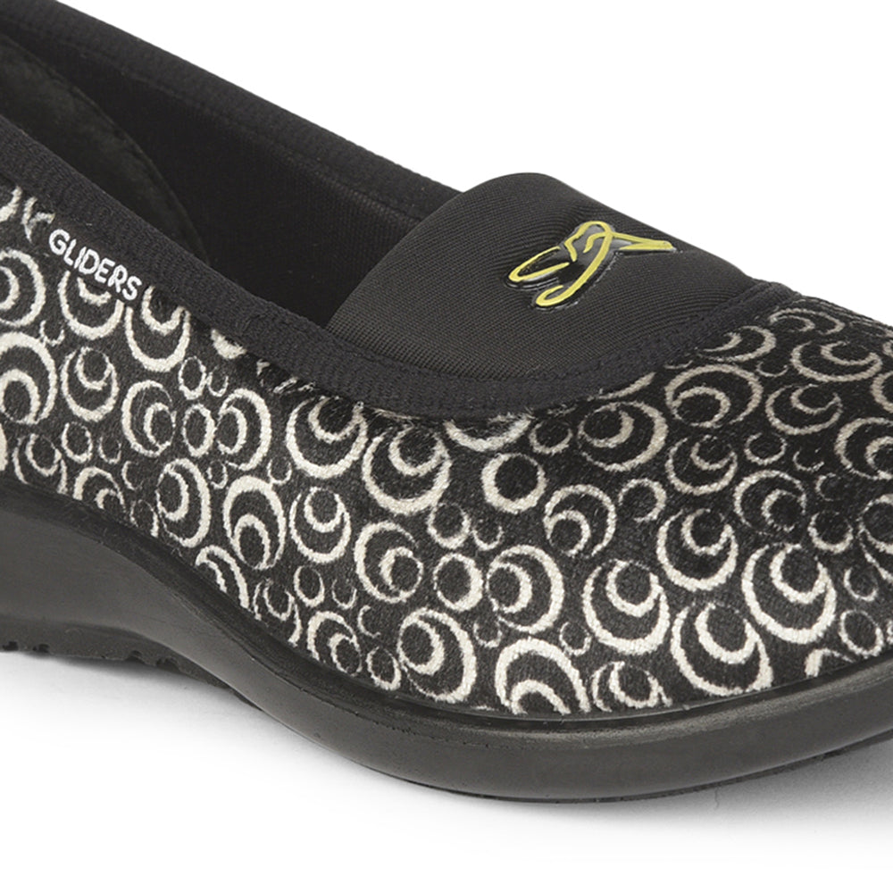 Gliders (White) Casual Ballerina Shoes For Women ELENA-172 By Liberty