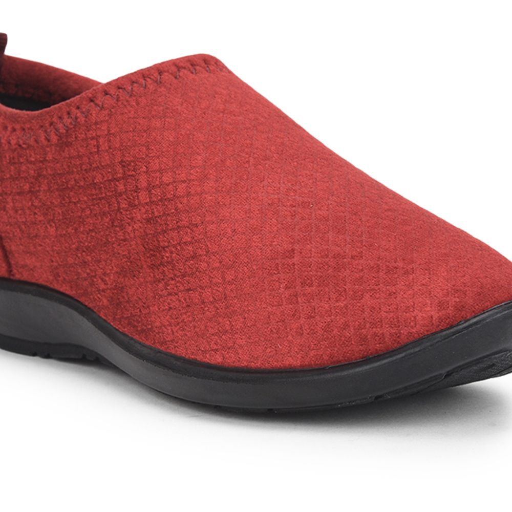 Gliders (Red) Casual Ballerina Shoes For Ladies Marina-162 By Liberty