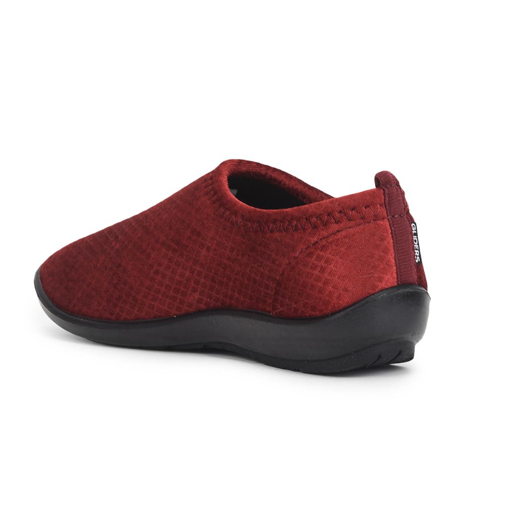 Gliders (Red) Casual Ballerina Shoes For Ladies Marina-162 By Liberty