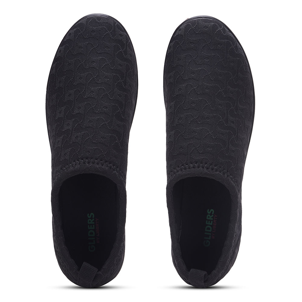 Gliders by Liberty Ladies MARINA-22 Black Casual Ballerina