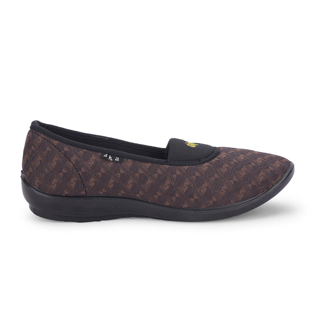 A-HA By Liberty ELENA-214 Women Casual Brown Ballerina Shoes