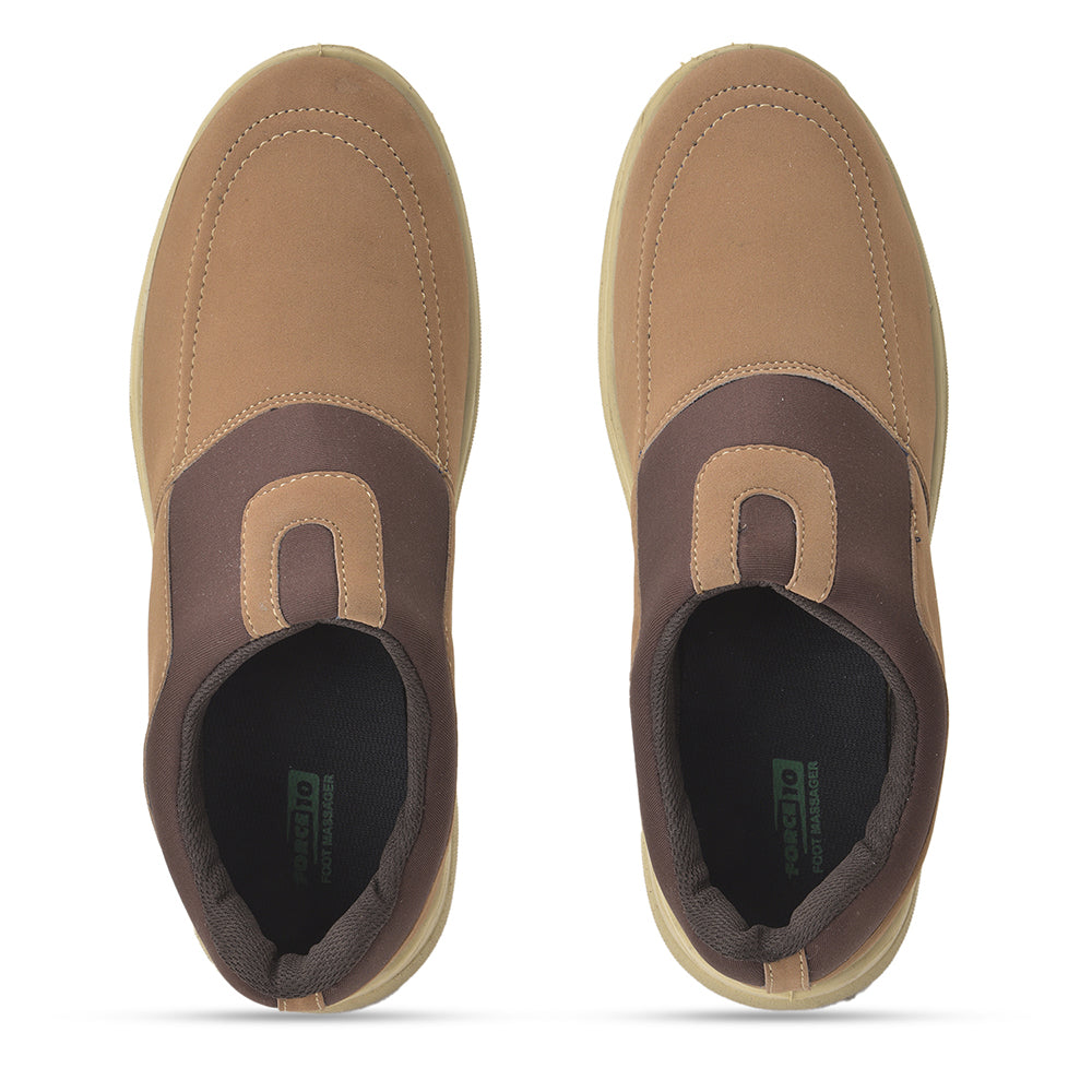 Force 1 Men's Tan Casual Non Lacing (STEPHEN-22)