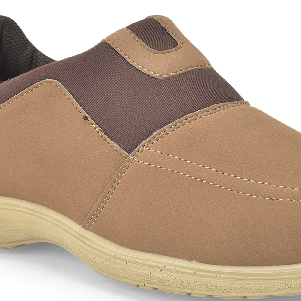 Force 1 Men's Tan Casual Non Lacing (STEPHEN-22)