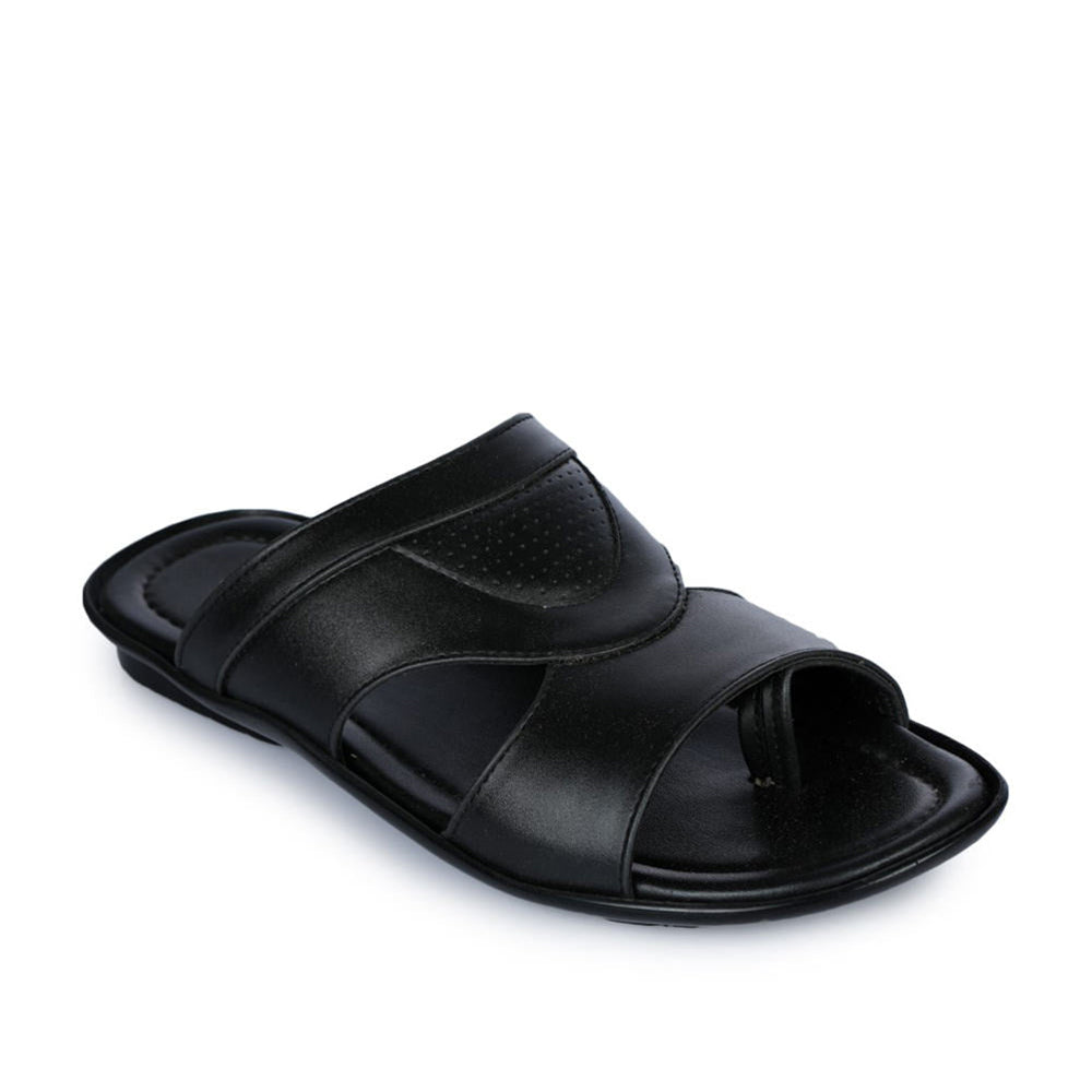 Coolers Casual (Black) Slippers For Men COOL99-15 By Liberty