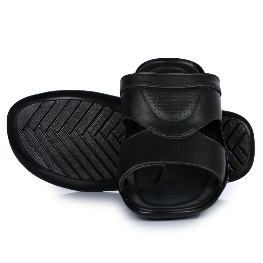 Coolers Casual (Black) Slippers For Men COOL99-15 By Liberty