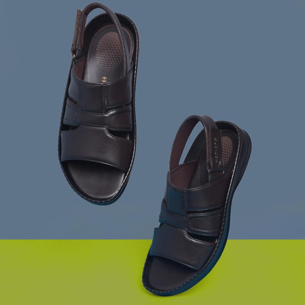 Coolers By Liberty COOL99-9 Mens Brown Formal Sandal