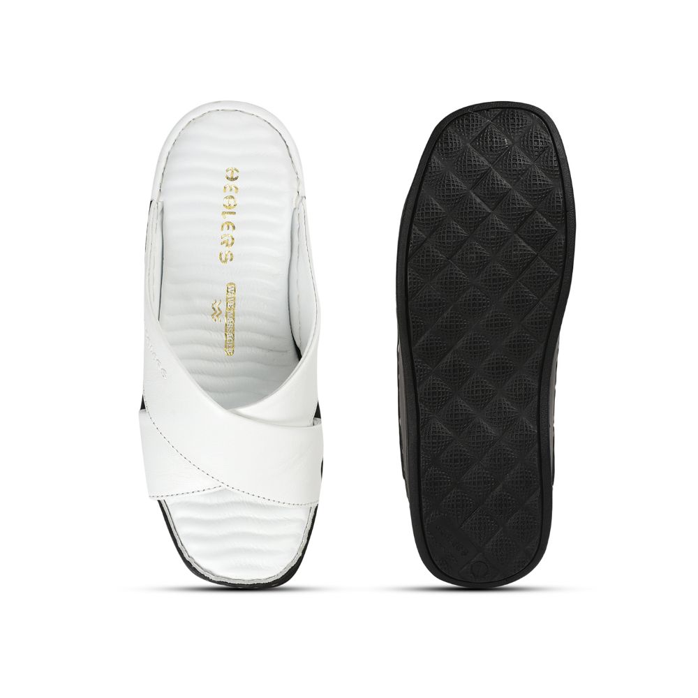 Healers By Liberty Men 2191-7 White Casual Slippers