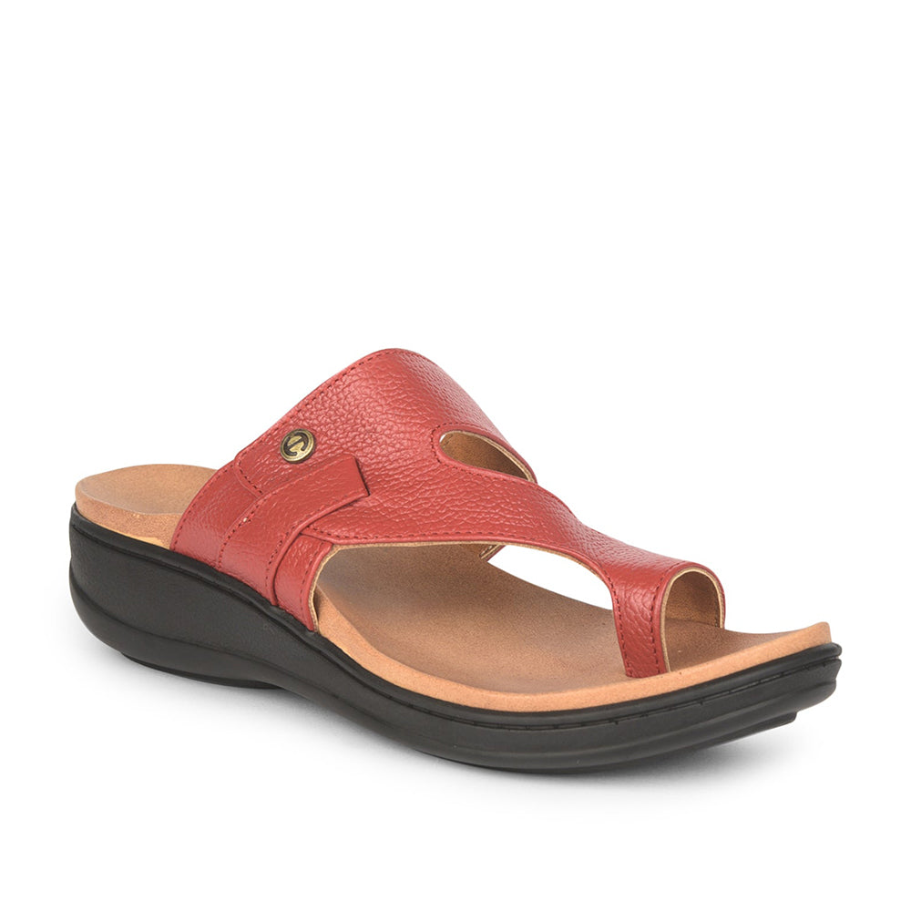 Healers Casual (Red) Thongs For Women LYRA-1 By Liberty
