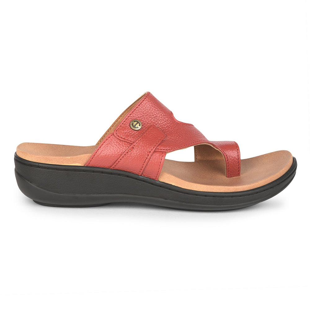 Healers Casual (Red) Thongs For Women LYRA-1 By Liberty