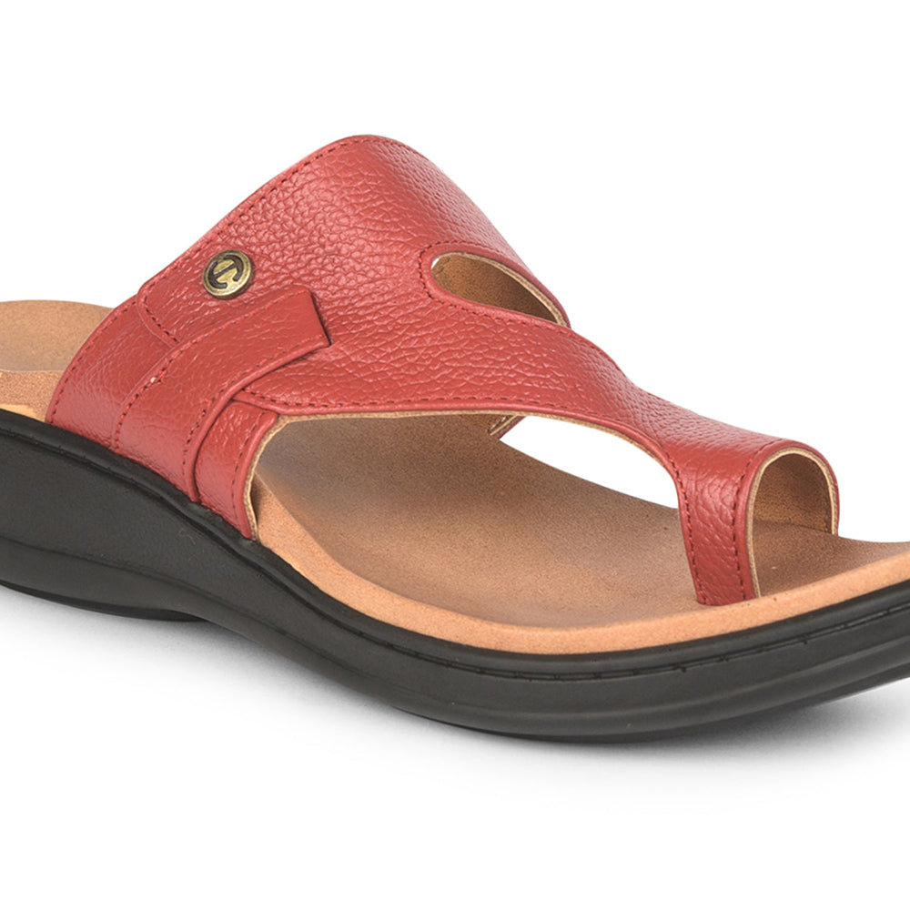 Healers Casual (Red) Thongs For Women LYRA-1 By Liberty