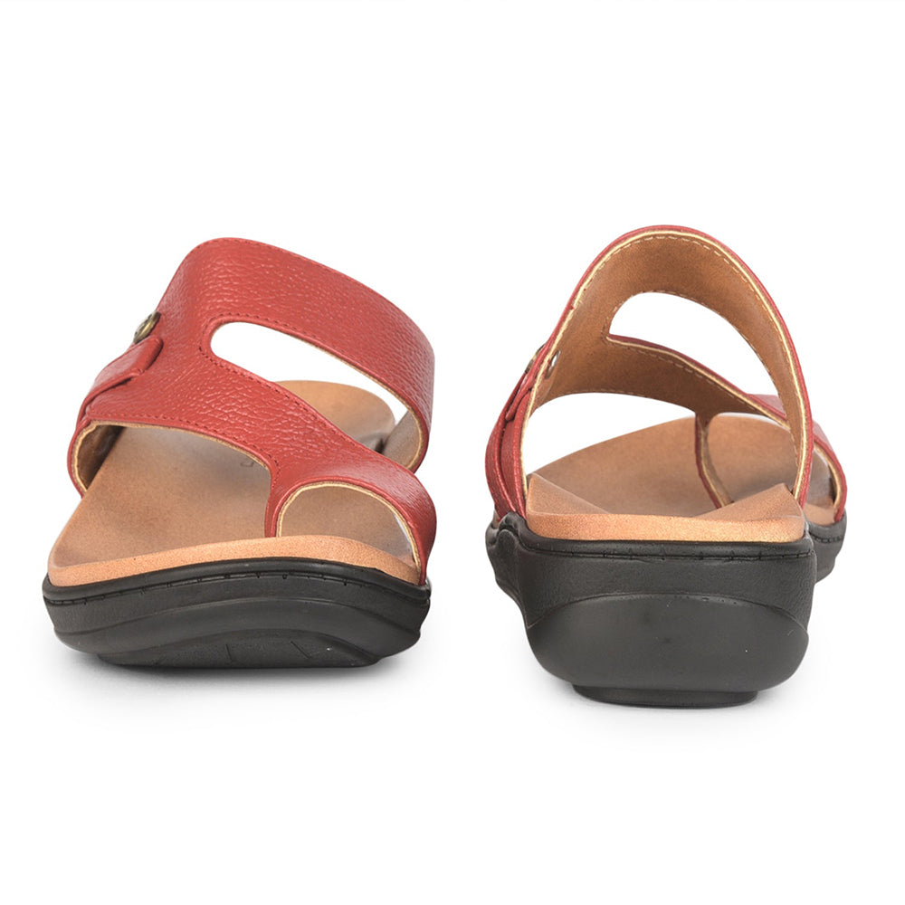 Healers Casual (Red) Thongs For Women LYRA-1 By Liberty