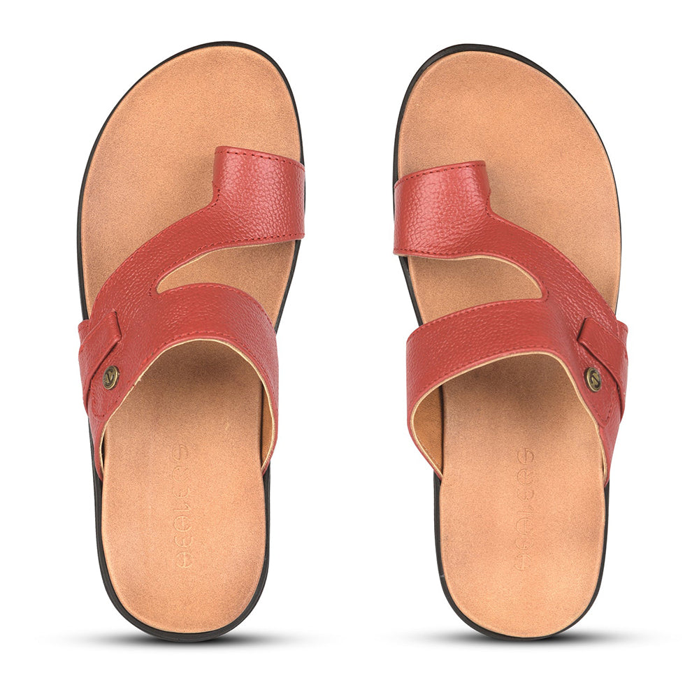 Healers Casual (Red) Thongs For Women LYRA-1 By Liberty