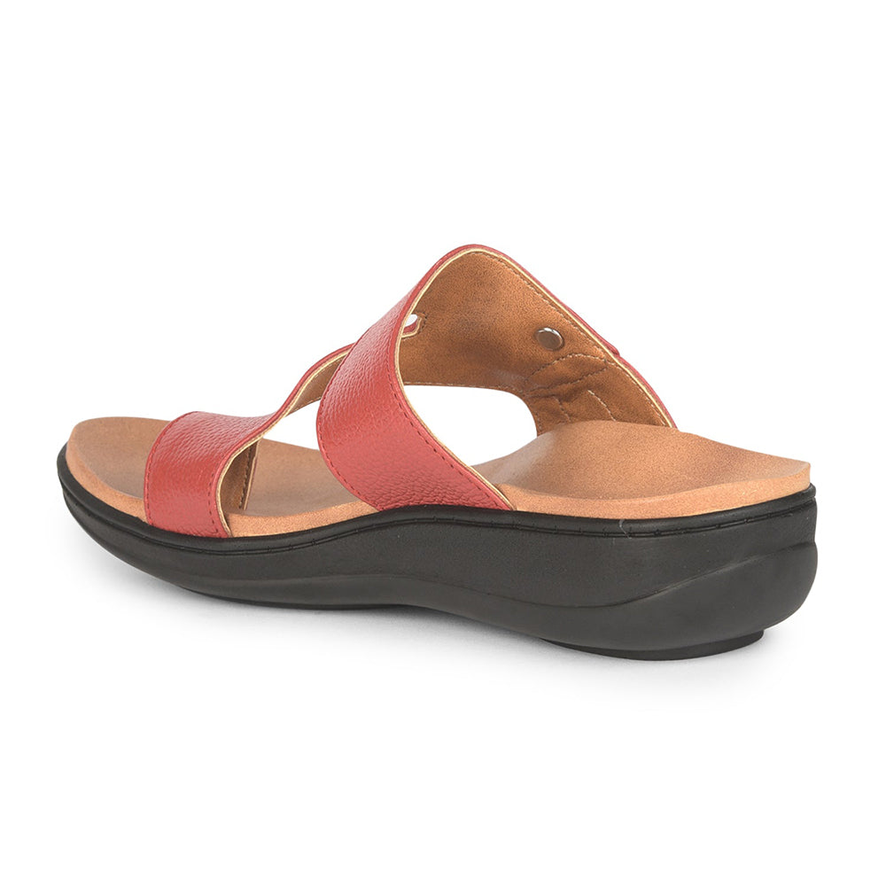 Healers Casual (Red) Thongs For Women LYRA-1 By Liberty