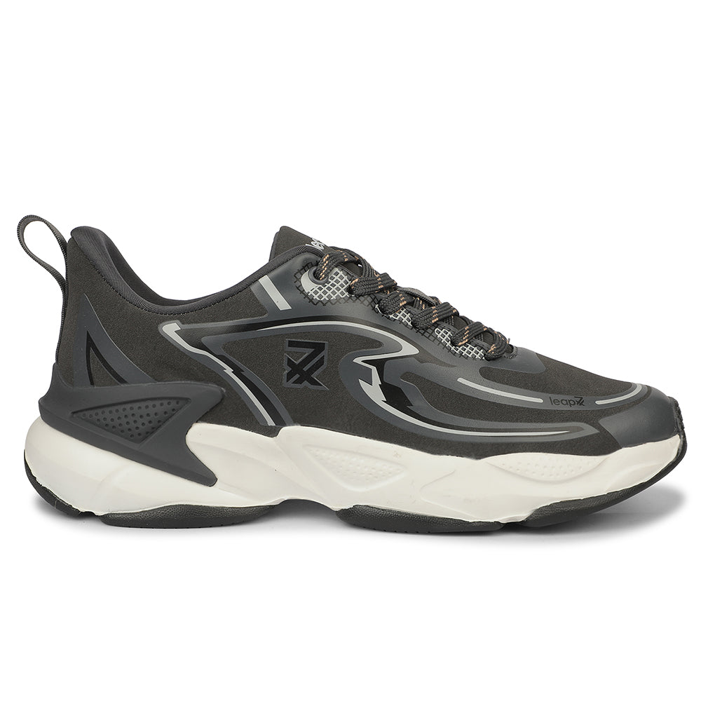 Buy LEAP7X GLADIATOR Dark Grey Sports Running Shoes for Men By Liberty