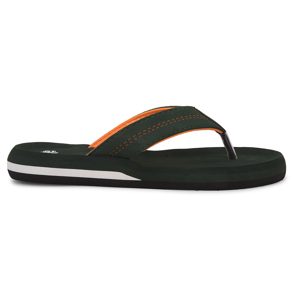 Axact Floops Buy A-HA Olive Green Casual Flip-Flops For Men EXACT By Liberty