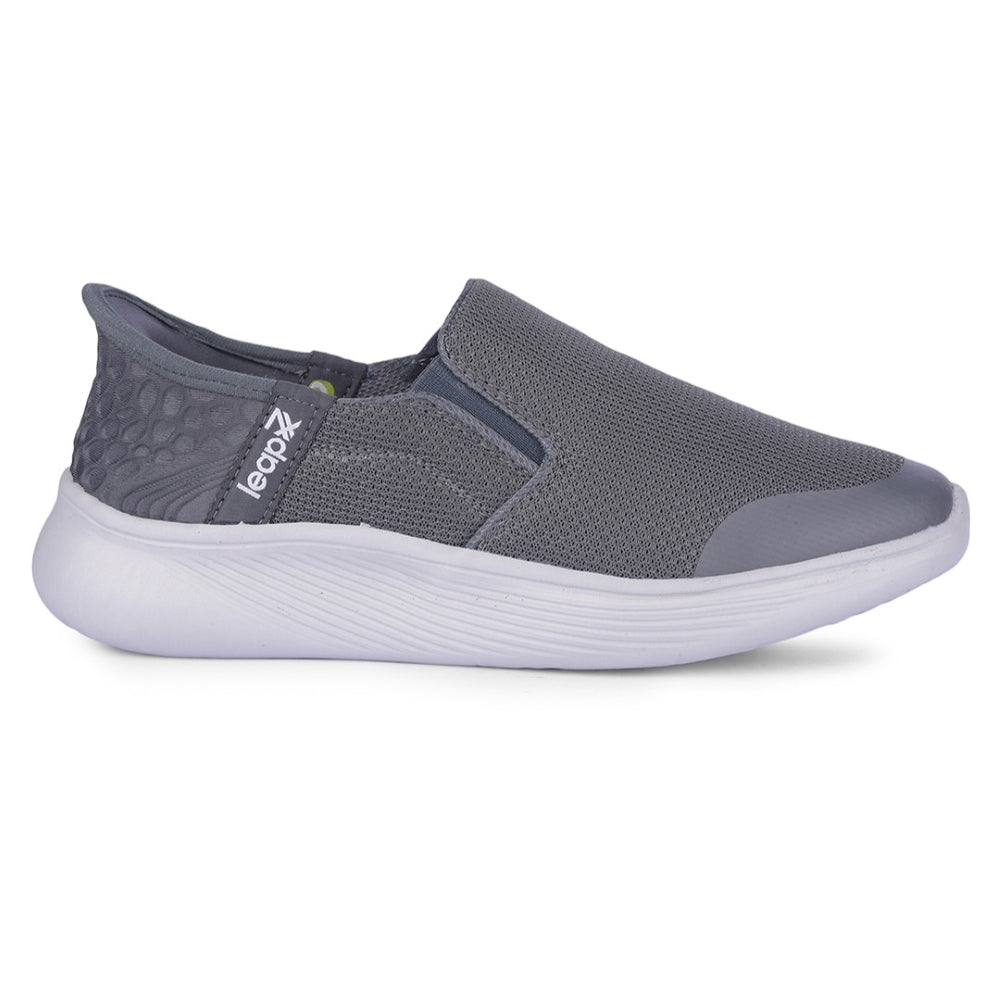 a l bert  Buy Leap7x Dark Grey Slip-On Walking Shoes For Men EZZAR-1