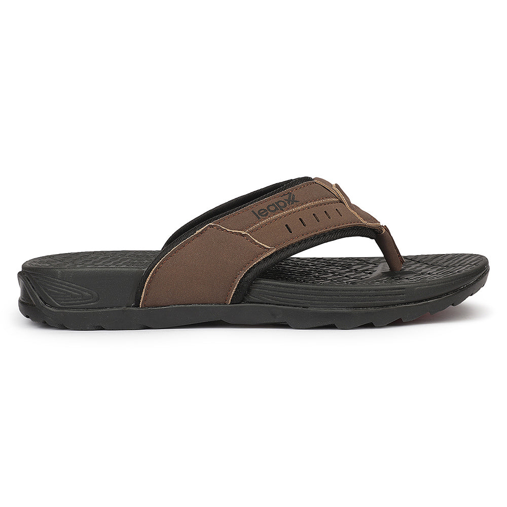 Buy Leap7X Velocity-1 Eva Brown Casual Slippers For Men
