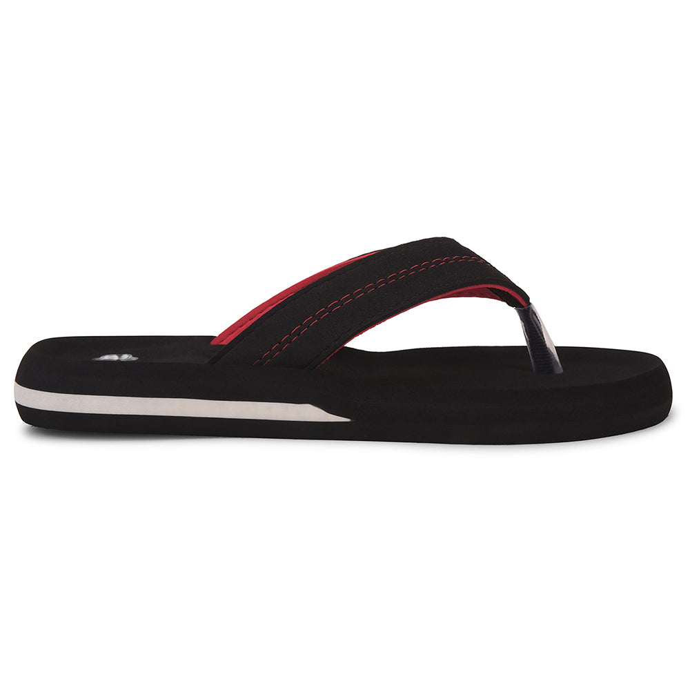 A-HA Black Casual Flip-Flops For Men EXACT By Liberty