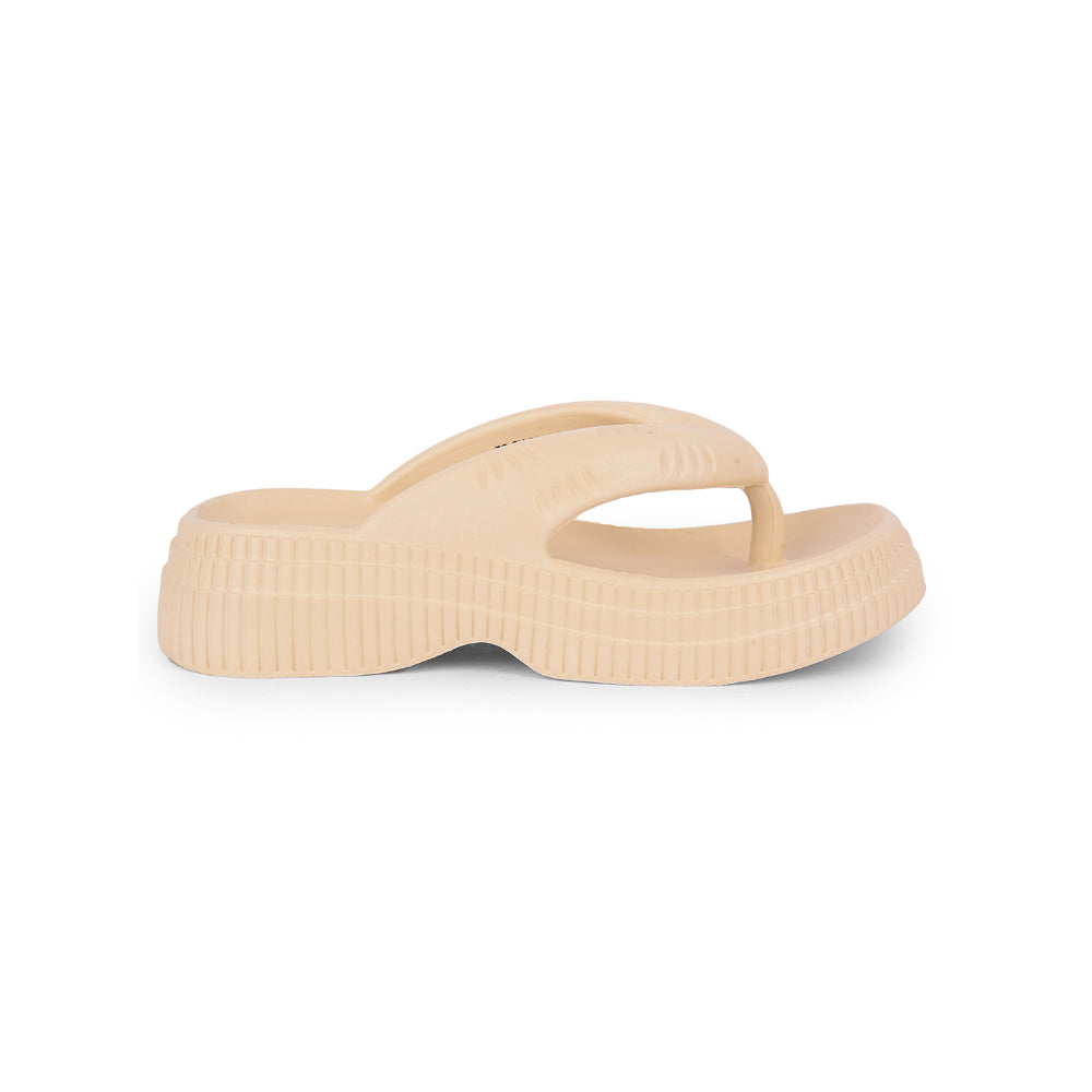 A-HA Casual Beige Flip Flop For Women ZQ-SH-11 By Liberty