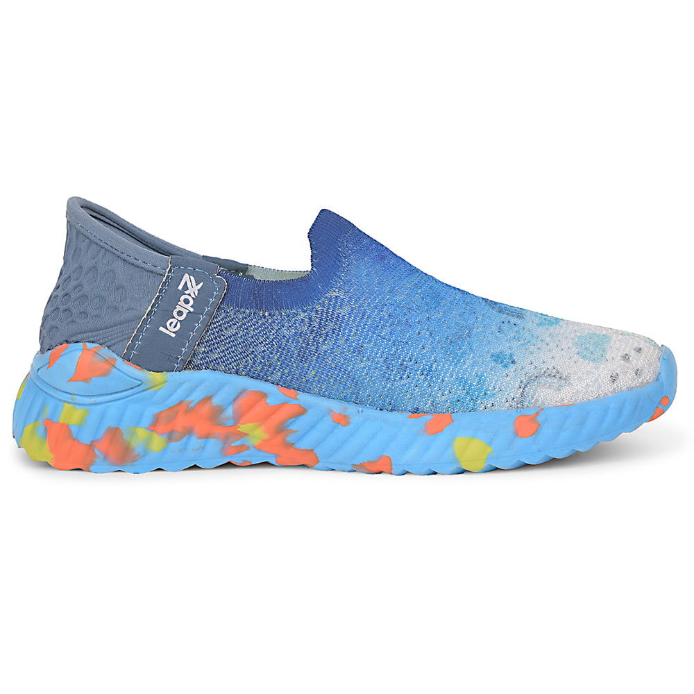 Buy Leap7x Blue Slip-On Walking Shoes For Kids NITKID-13