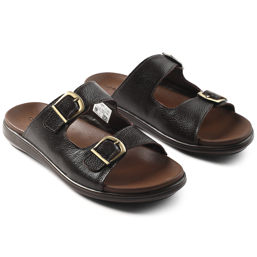 Healers Brown Casual Sandal For Men MDL-11E 