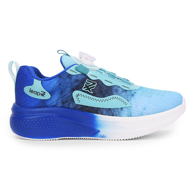 LEAP7X BOUNCEBUDE Sea Green Sports Non Lacing Jogging Shoes for Kids by Liberty