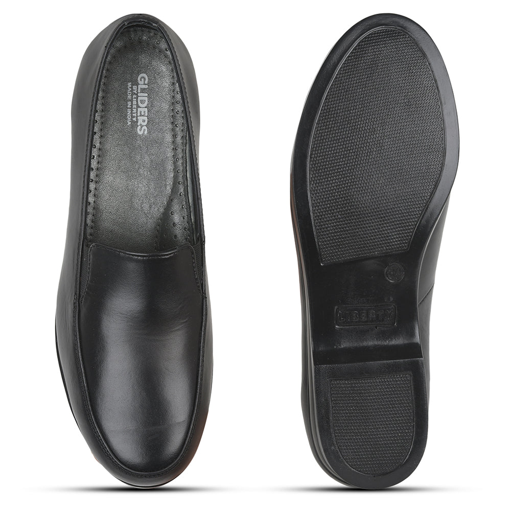 Gliders Formal Shoes Black Ballerina For Women 32332-2M By Liberty