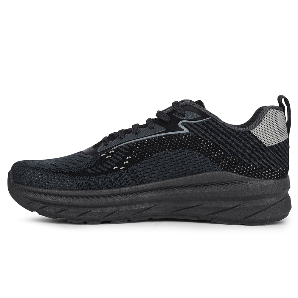Buy Force 10 Dark Grey Sports Lacing Running Shoes For Men