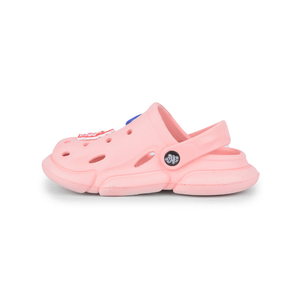 AHA Casual Light Pink Clogs For Kids ZQ-SH-18 By Liberty
