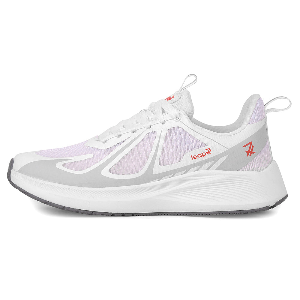 Buy Leap7x White Sports Lacing Running Shoes For Men RUNIER-1E By
