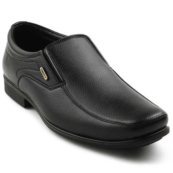 Fortune Black Formal Non Lacing Moccasin For Men H202-02 By Liberty