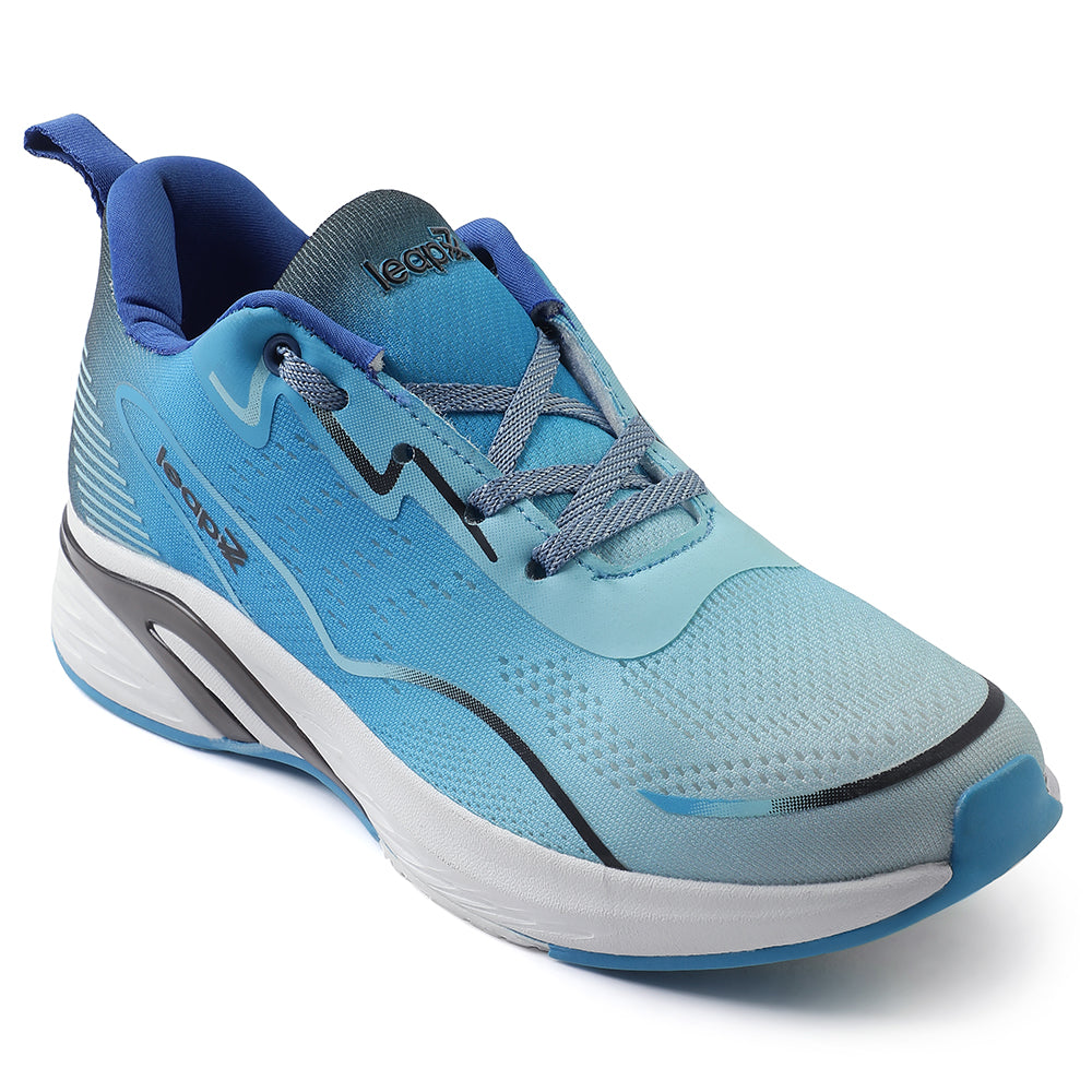 Leap7x Blue Sports Lacing Walking Shoes For Women GHD-W10E 