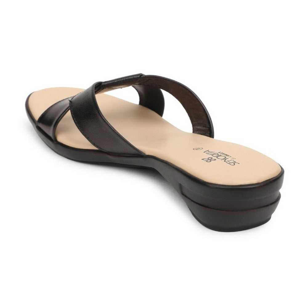 Senorita Brown Casual Slipper For Women AGL-113P 