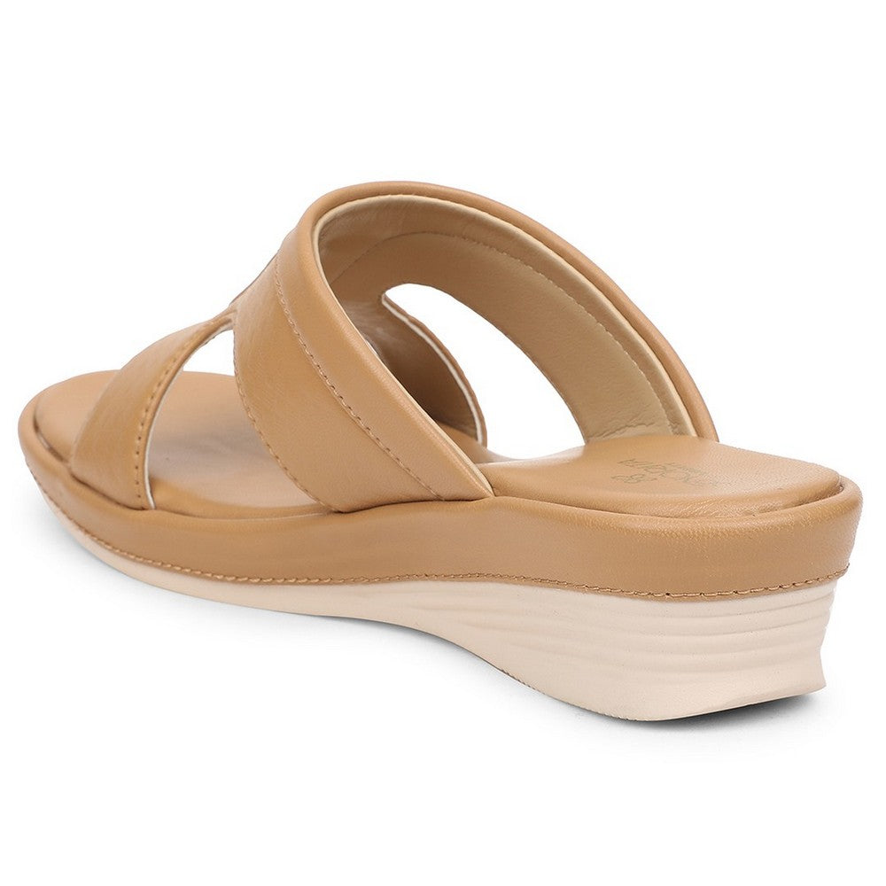 Senorita Beige Casual Slipper For Women SGL-2 