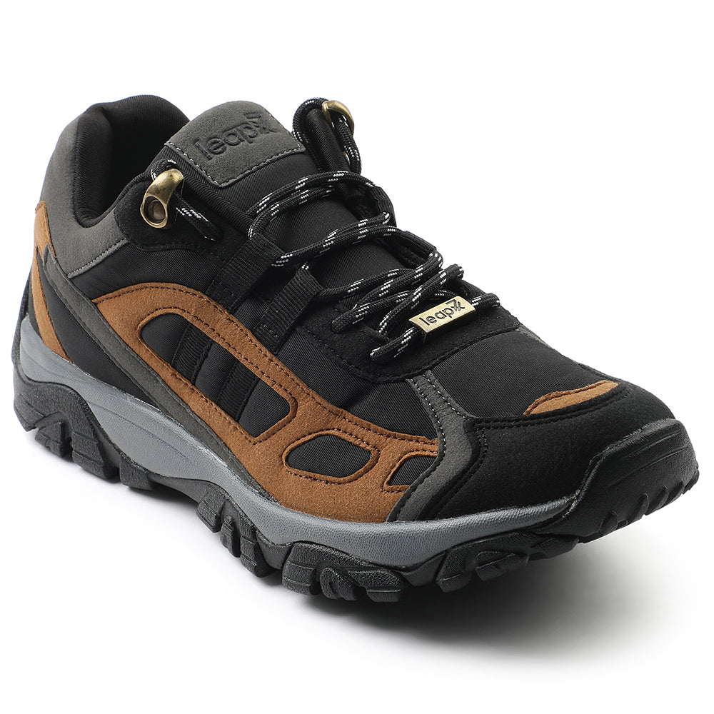 りー Buy Leap7x Black Sports Lacing Running Shoes For Men EAST-1 By Liberty