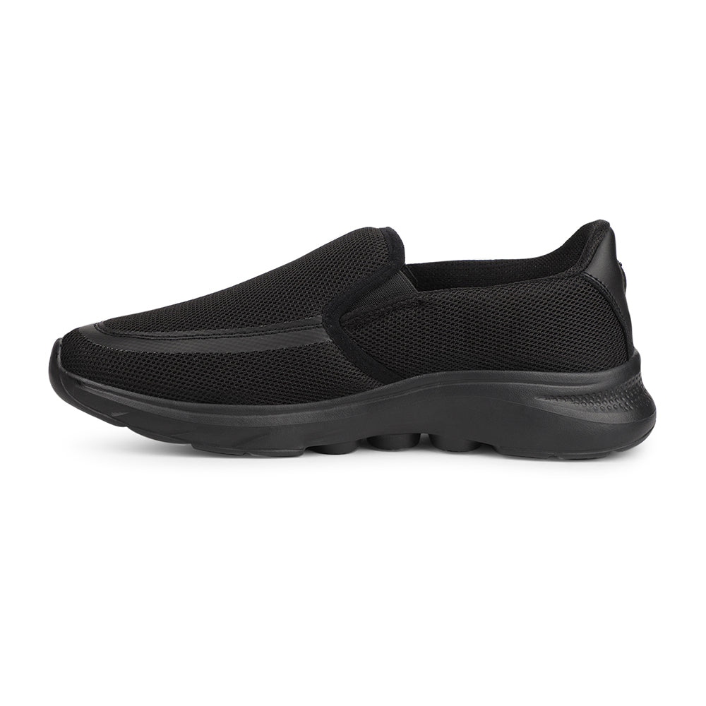 Buy Leap7x Black Casual Non Lacing Shoes For Men DENIS-1