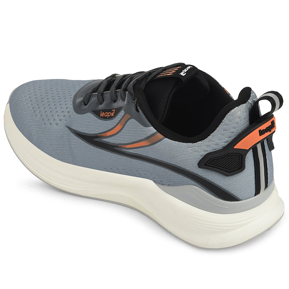Buy Leap7x Grey Sports Lacing Running Shoes For Men DARIO