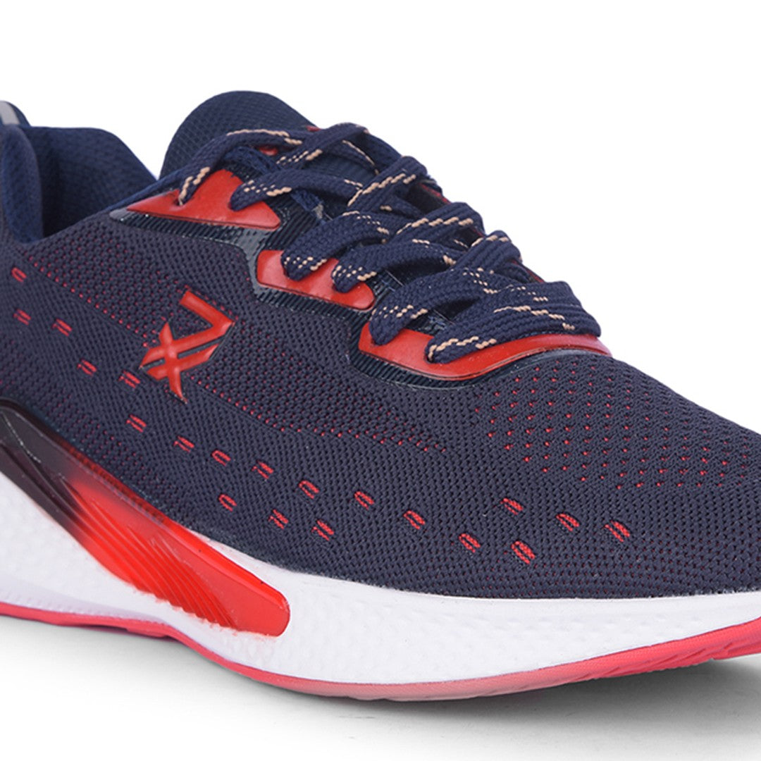 Buy Leap7x By Liberty Men MALINGA Navy Blue Sports Lacing Shoes