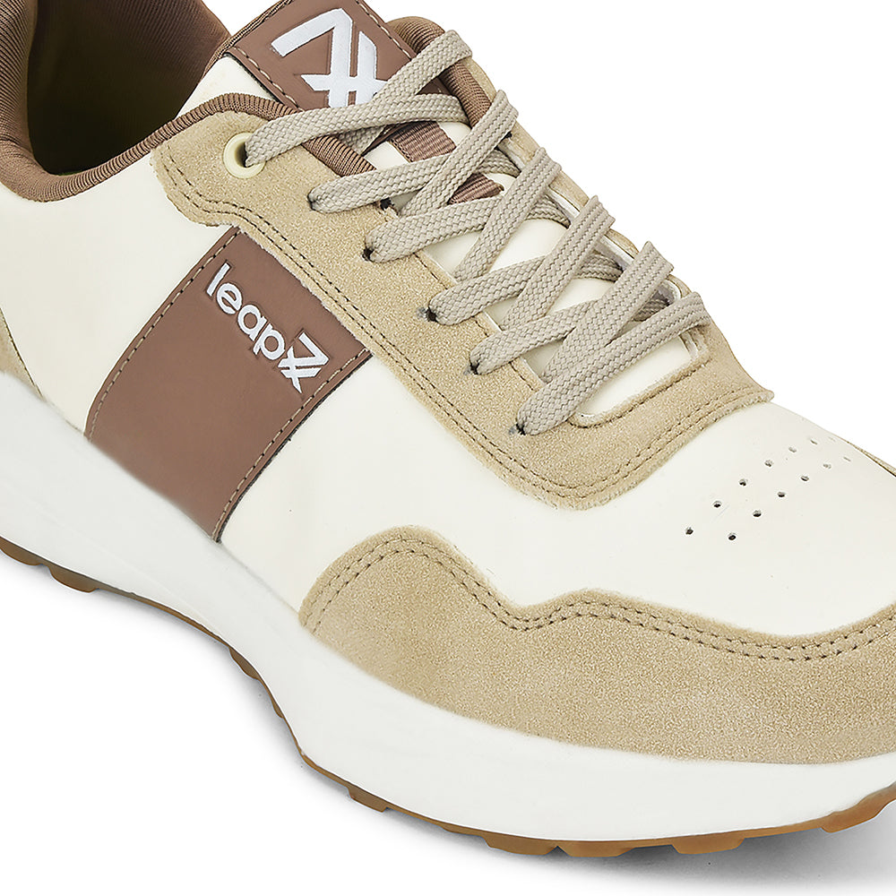 Buy Leap7x Beige Casual Sneakers For Men FRONX-2E By Liberty